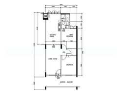 Blk 24 Marsiling Green (Woodlands), HDB 3 Rooms #571007401